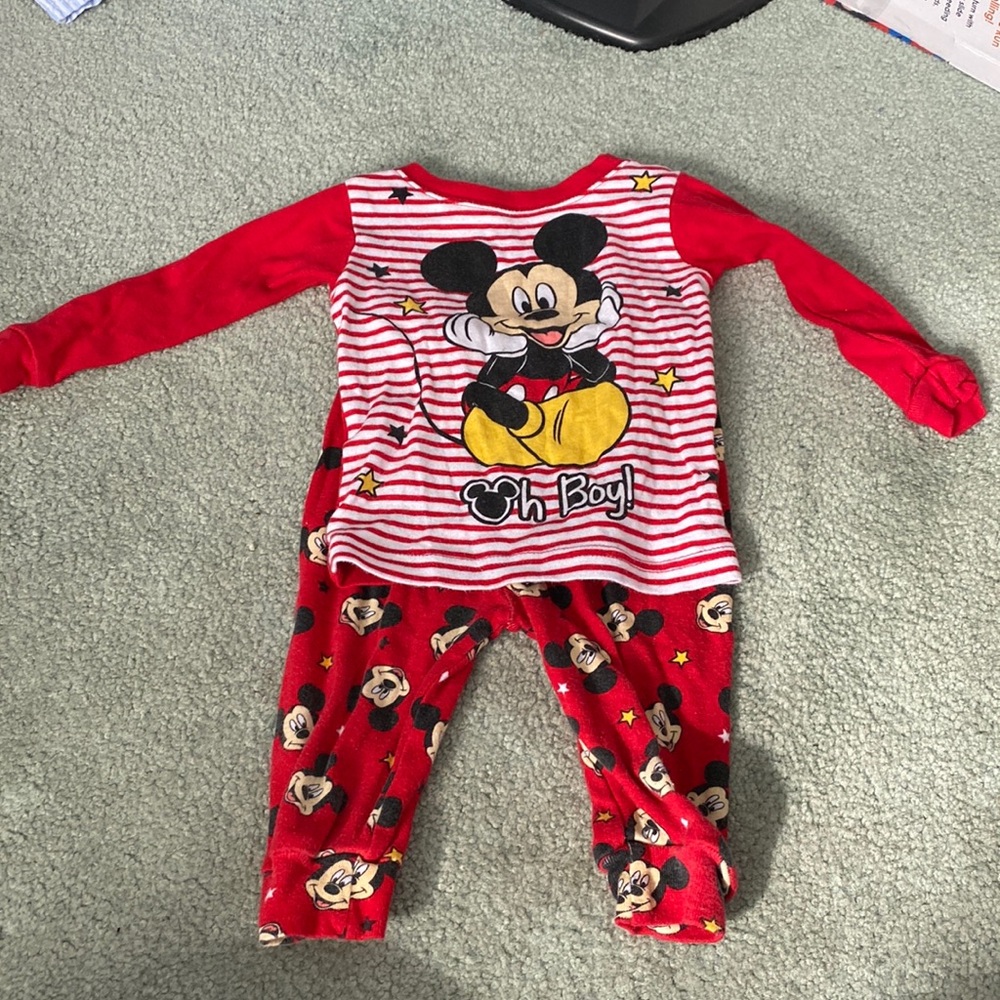 Mickey Mouse pajamas 12 months